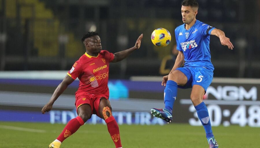 banda-is-answered-by-an-own-goal-by-rafia:-1-1-between-empoli-and-lecce