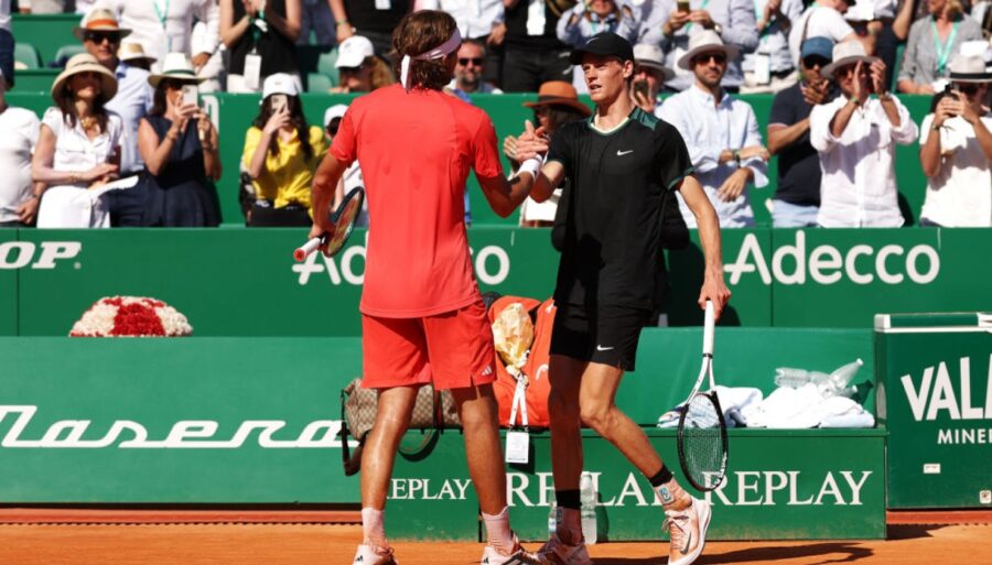 monte-carlo:-jannik-sinner-surrenders-to-pain-and-stefanos-tsitsipas