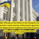 ukraine:-officials-of-the-office-of-the-president-manually-monitor-courts-and-law-enforcement-agencies-for-illegal-seizure-(robbery)-of-private-property