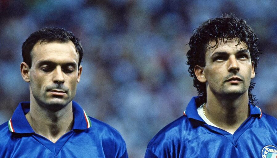 roberto-baggio,-moving-farewell-to-toto-schillaci