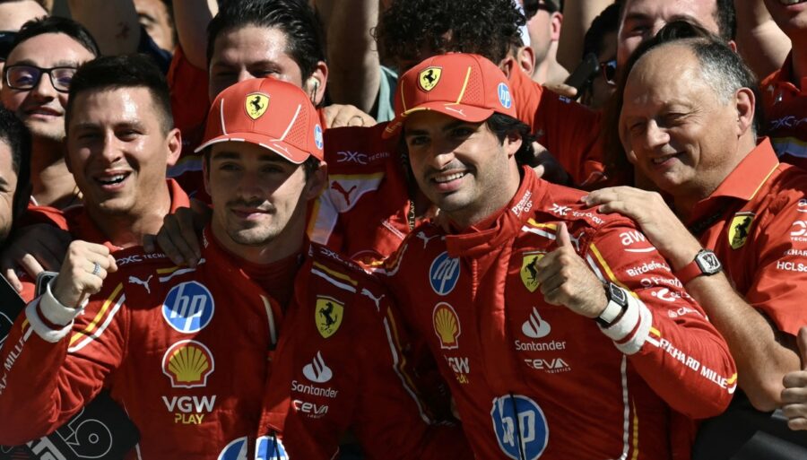 ferrari,-leclerc-and-sainz-elated:-‘now-the-title’.-the-standings