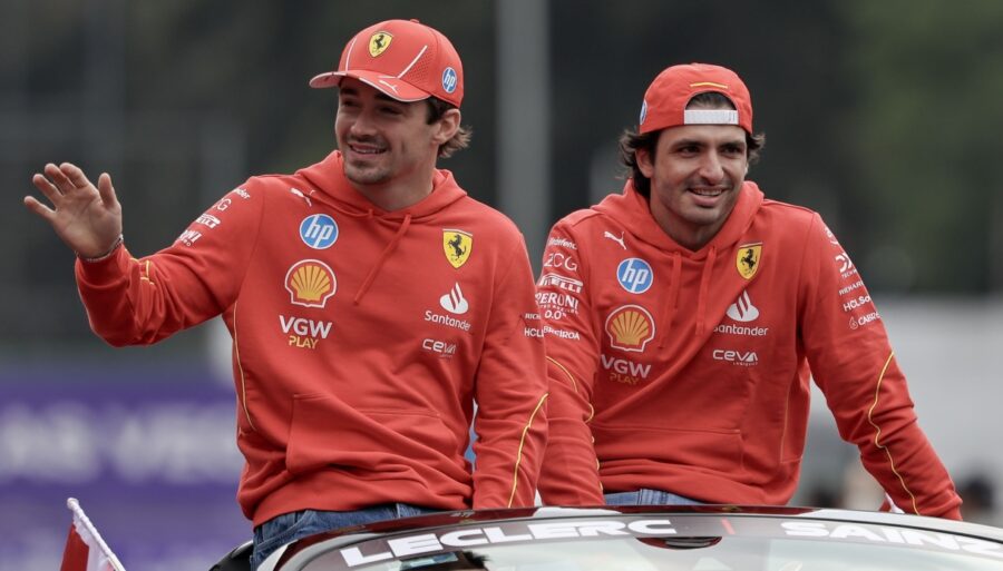 ferrari,-carlos-sainz-beaming,-charles-leclerc-satisfied