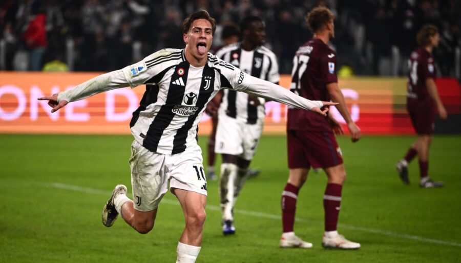 weah-and-yildiz-strike,-juventus-tames-torino-in-derby