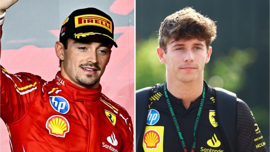 ferrari,-appointment-with-history-in-abu-dhabi:-charles-leclerc-flanked-by-brother-arthur