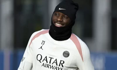 juventus:-kolo-muani-and-alberto-costa-warm-up-for-ac-milan