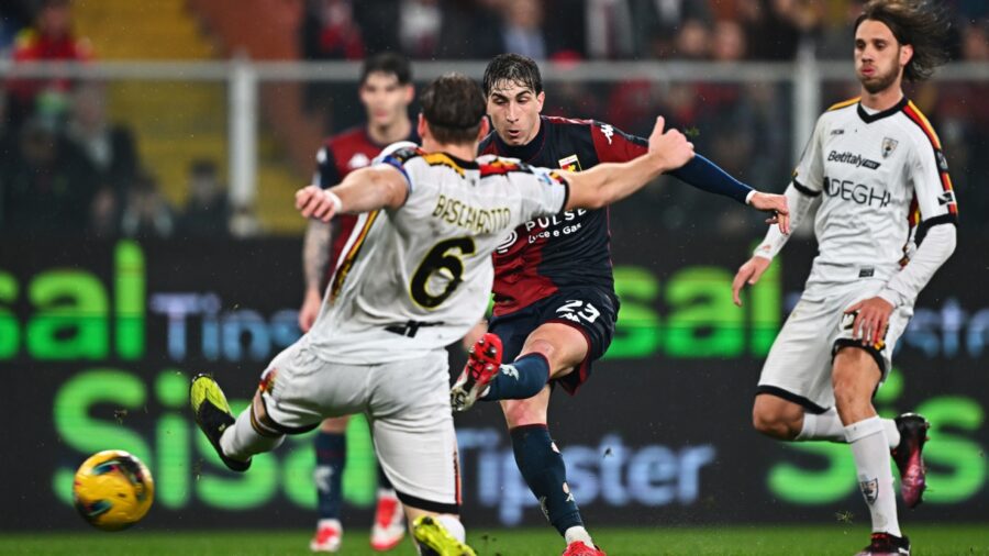 first-double-in-a-for-miretti:-genoa-beats-lecce-by-a-narrow-margin